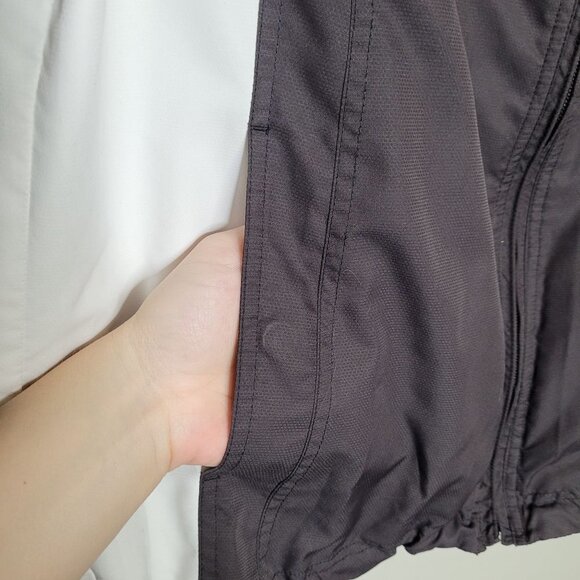 Cabelas for Women black and white lightweight zip up Jacket size Large - Picture 3 of 11